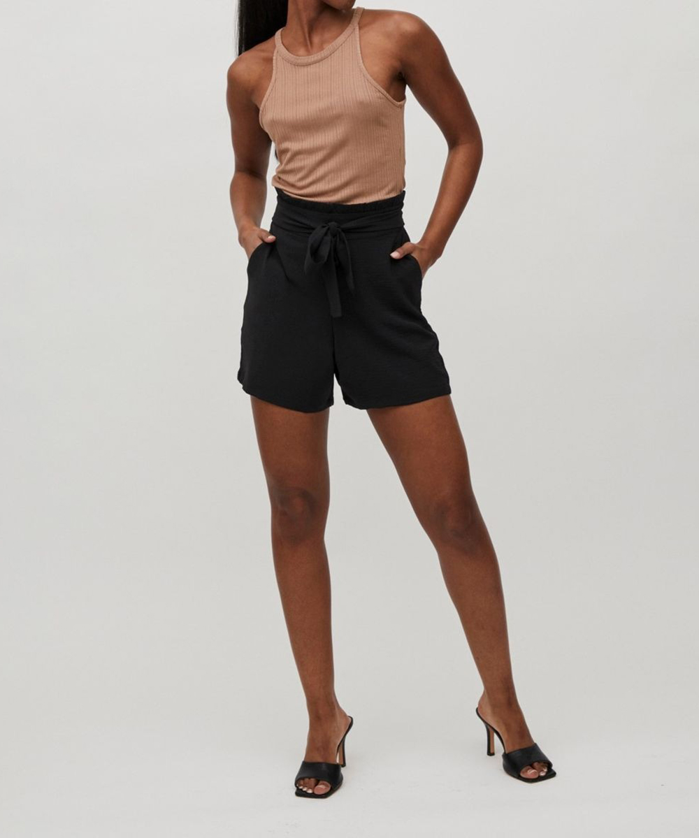 Pantaloni scurti Vila, negru, 34