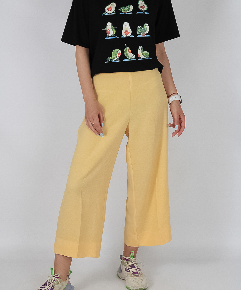 Pantaloni Vero Moda, galben, 38