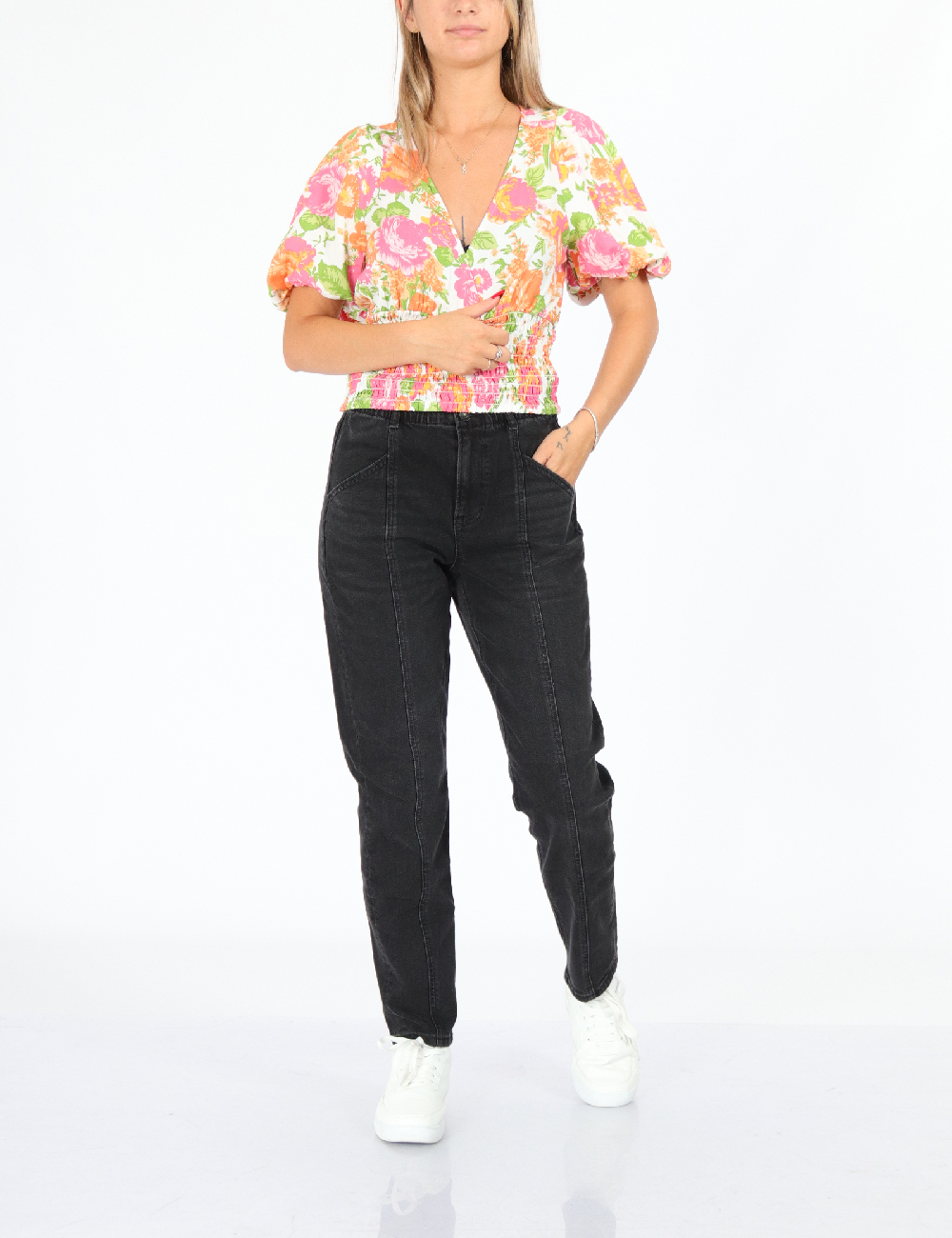 Top only, floral, s
