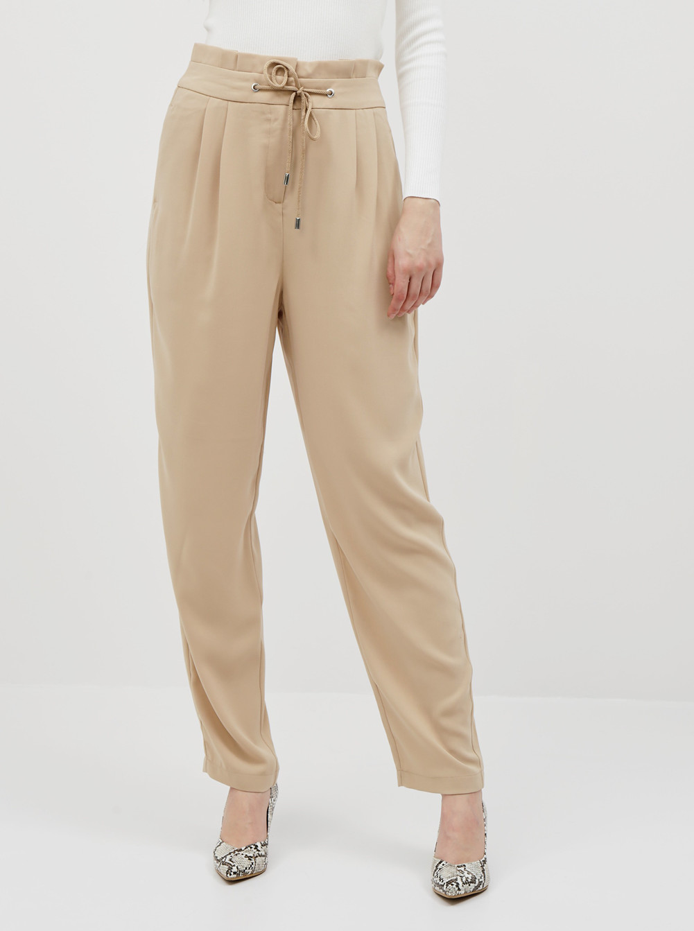 Pantaloni Vero Moda, crem, 34