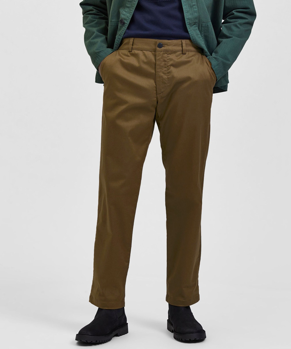 Pantaloni Selected, maro, W31/L34