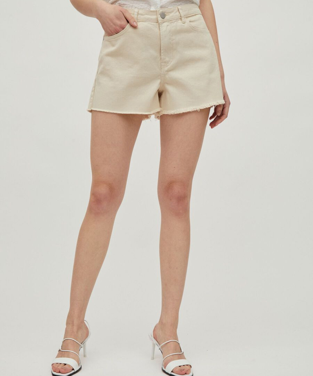 Pantaloni scurti Vila, crem, 38