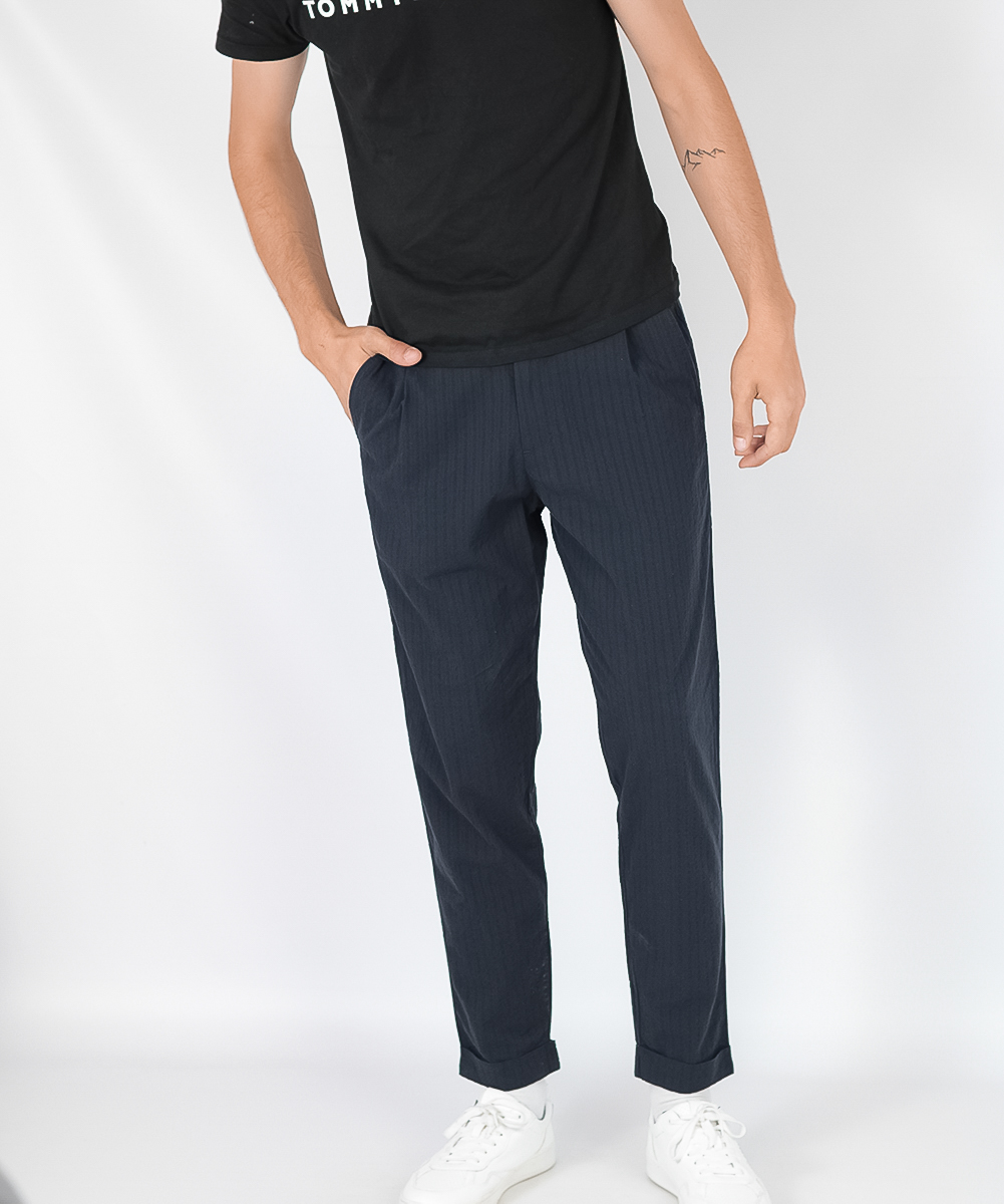 Pantaloni Selected, bleumarin, W32/L32