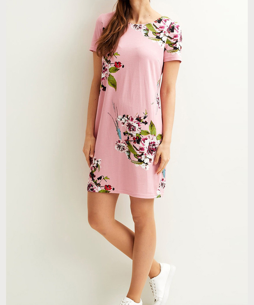 Rochie Scurta Vila, roz, XS