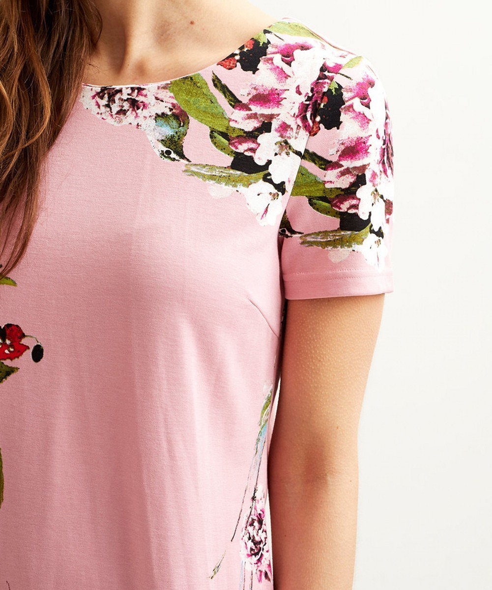 Rochie Scurta Vila, roz, XS - 1 | YEO