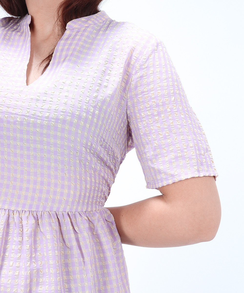 Rochie medie Pieces, mov, M - 1 | YEO