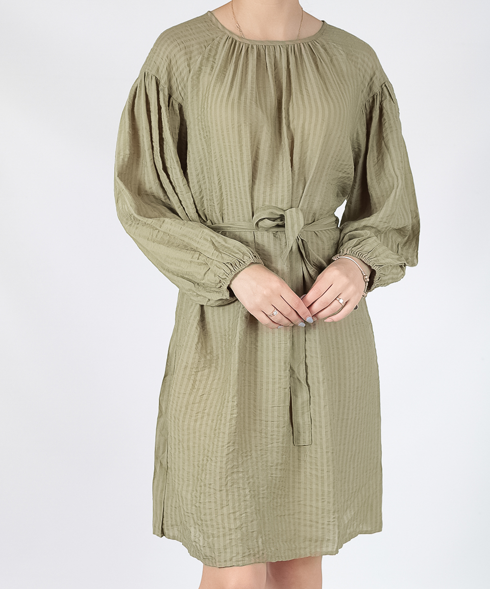 Rochie scurta Pieces, verde, M