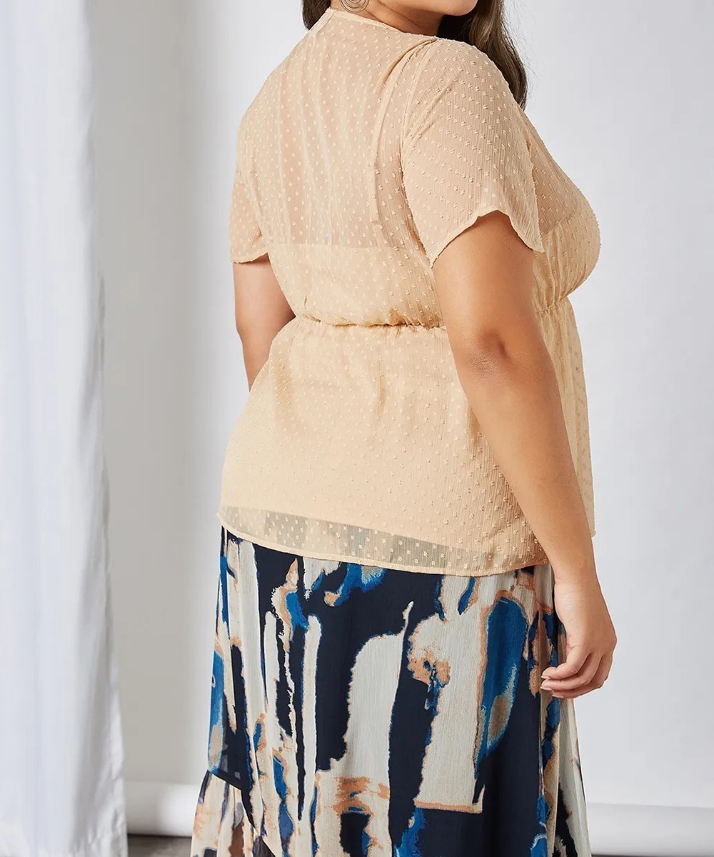 Bluza Junarose, crem, 50 - 1 | YEO