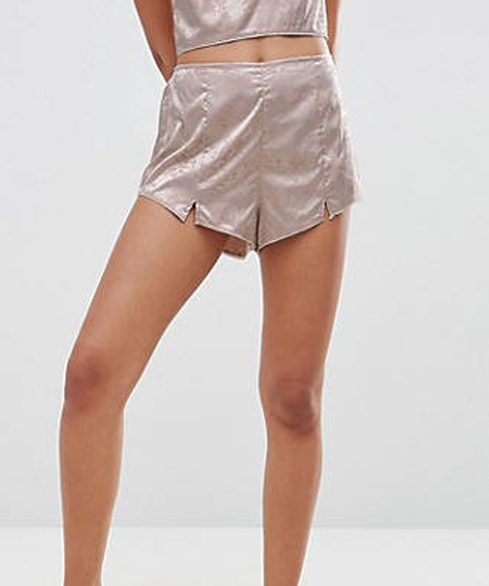Pantaloni scurti Y.A.S, roz pudra, L