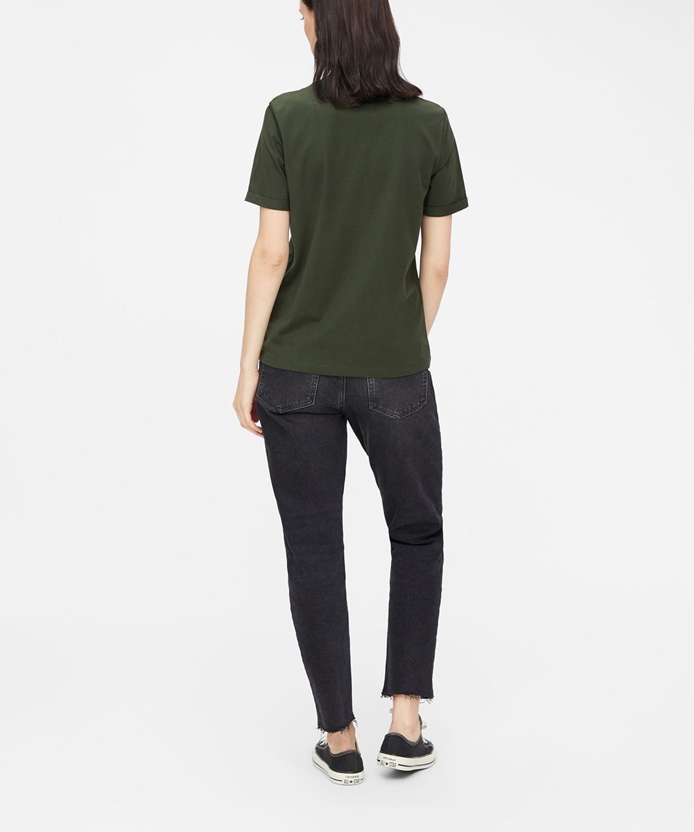 Tricou Pieces, verde inchis - 1 | YEO