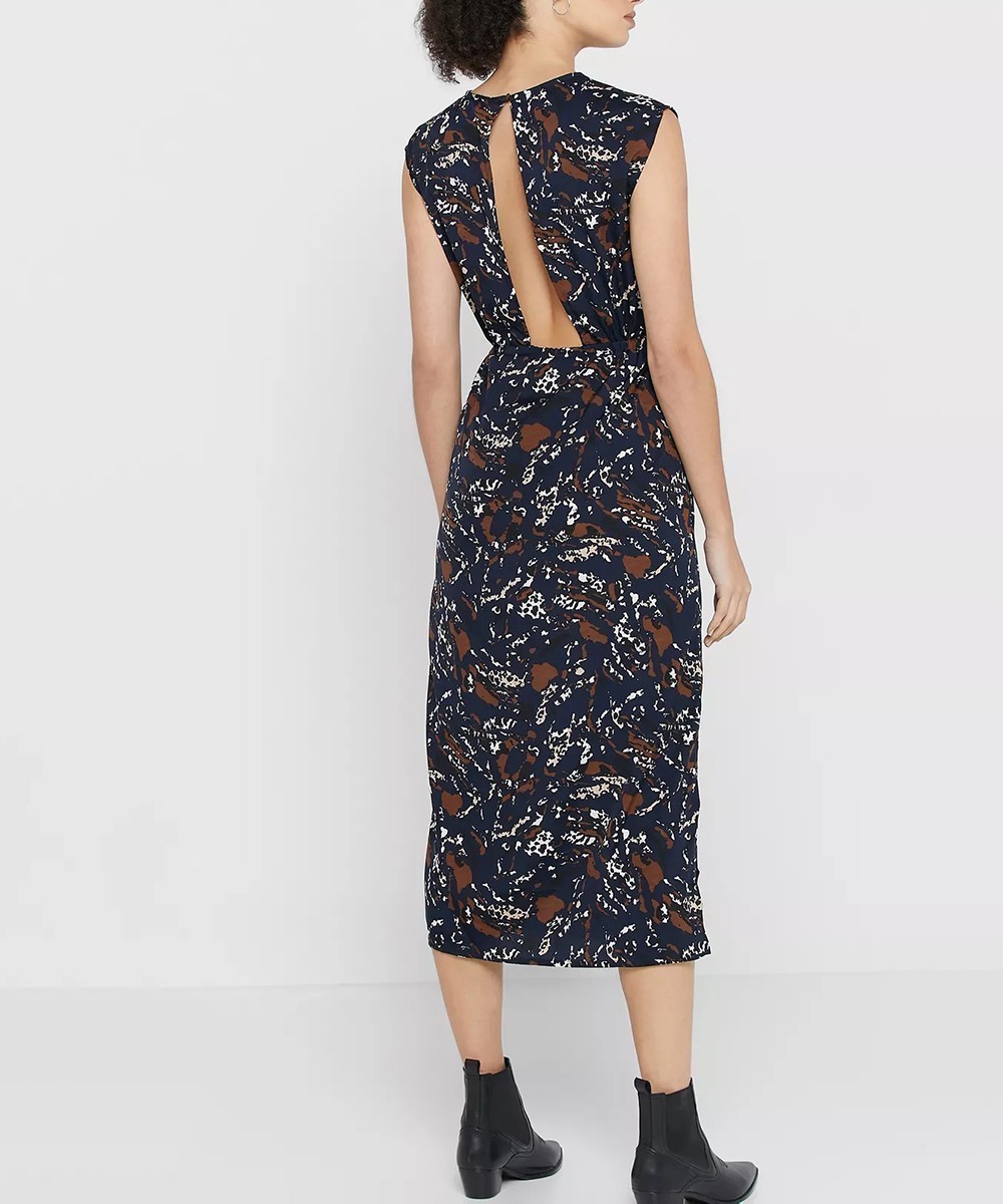 Rochie medie Noisy May, bleumarin, XL - 1 | YEO