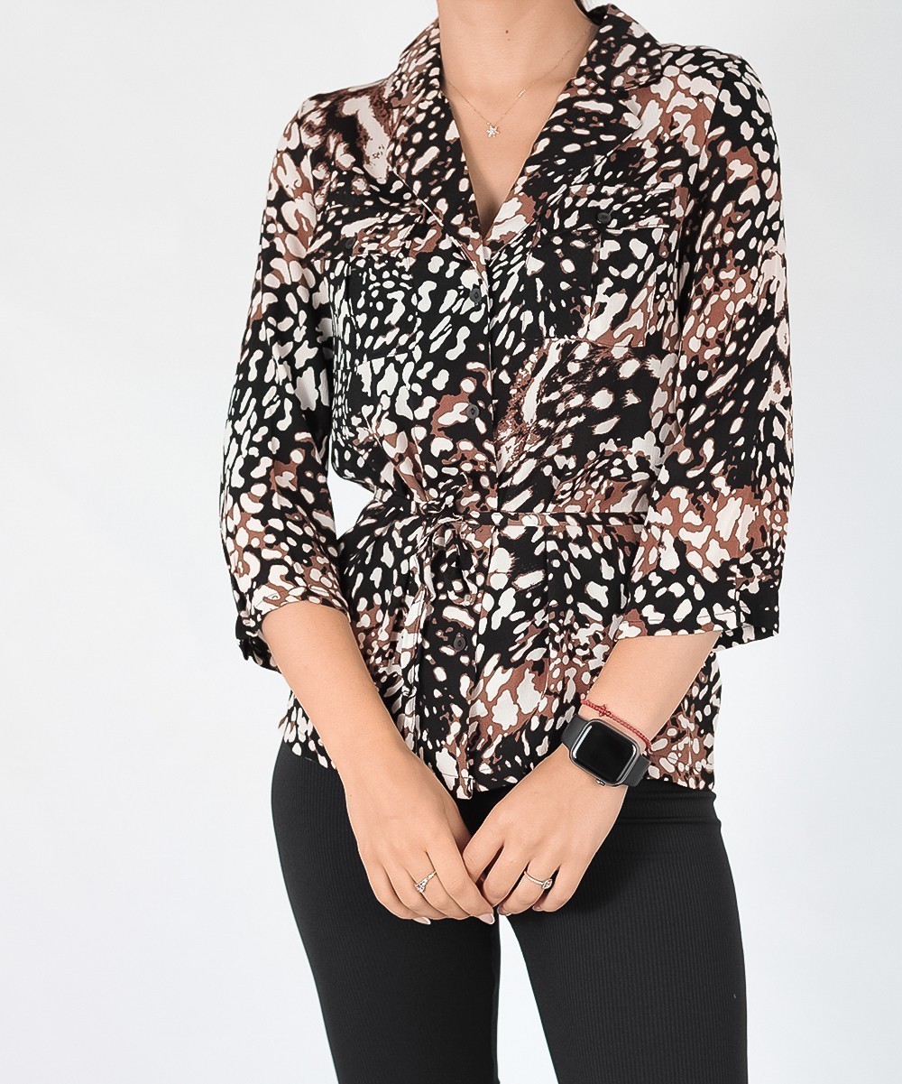 Camasa Pieces, negru, XS - 1 | YEO