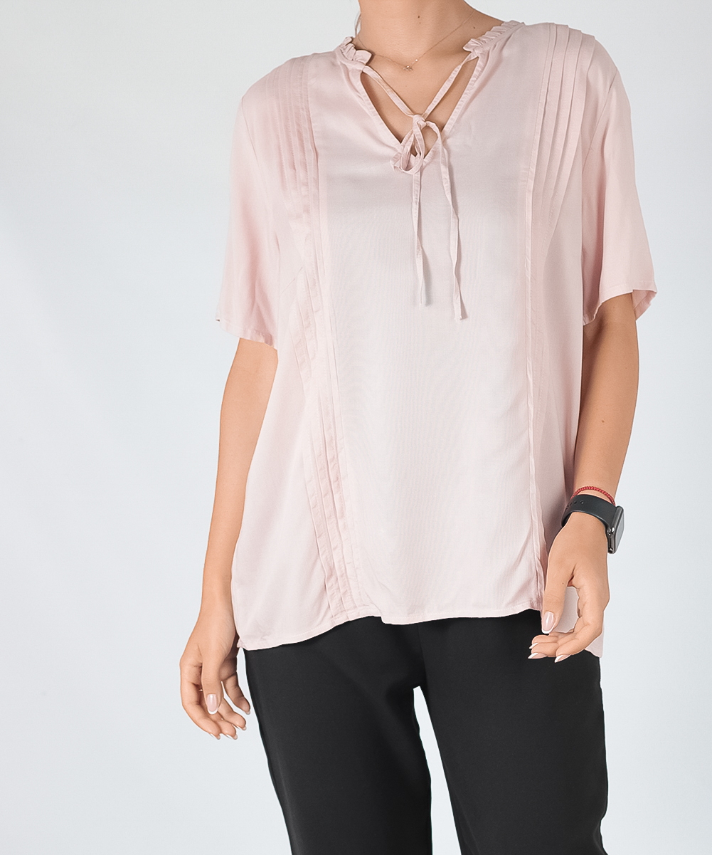 Bluza Vila, roz nude, 40