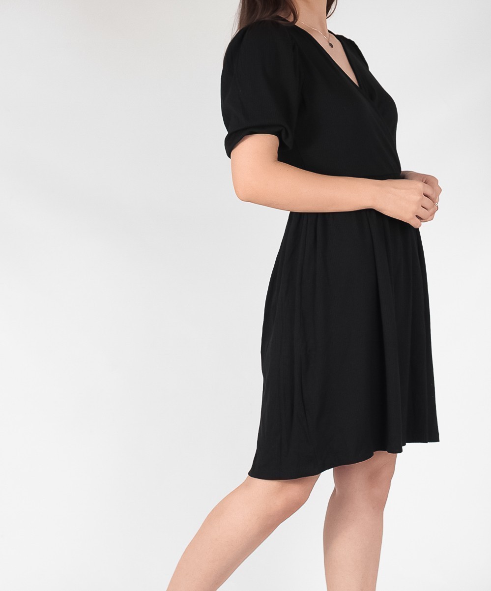 Rochie scurta Object, negru, XS - 1 | YEO