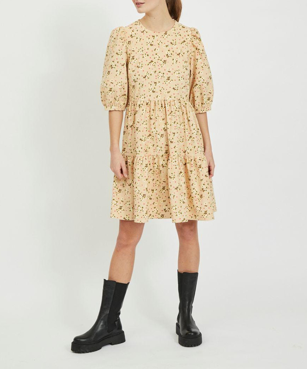 Rochie Scurta Vila, crem, 34