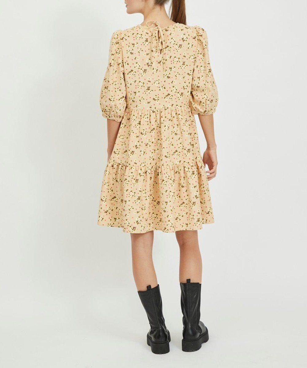 Rochie Scurta Vila, crem, 34 - 1 | YEO