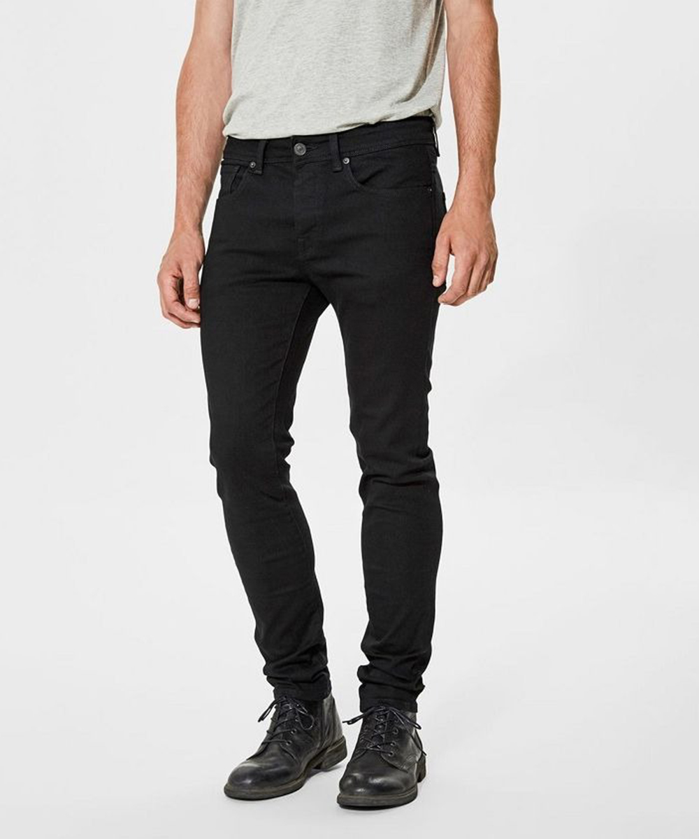 Blugi Selected, negru, W28/L30