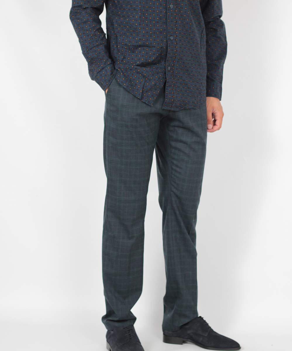 Pantaloni Selected, bleumarin, 48