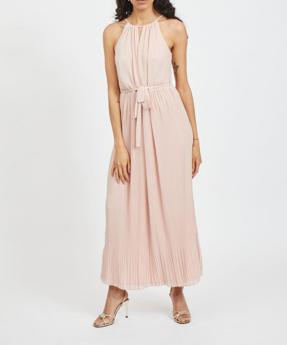 Rochie lunga Vila, roz, 38
