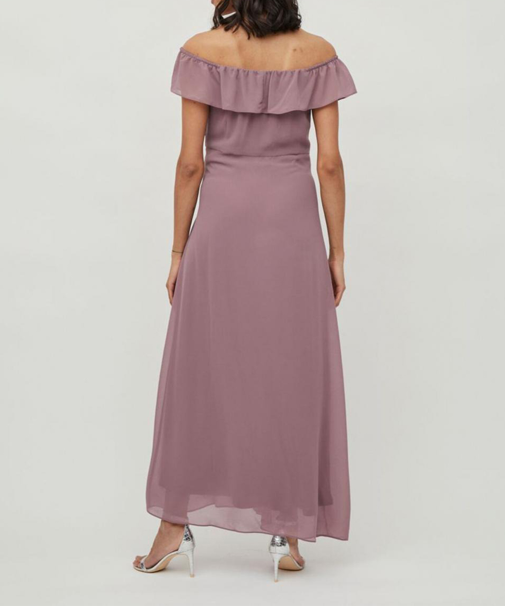 Rochie lunga Vila, mov - 1 | YEO