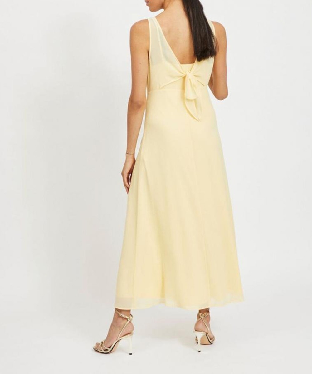 Rochie medie Vila, galben, 40 - 1 | YEO