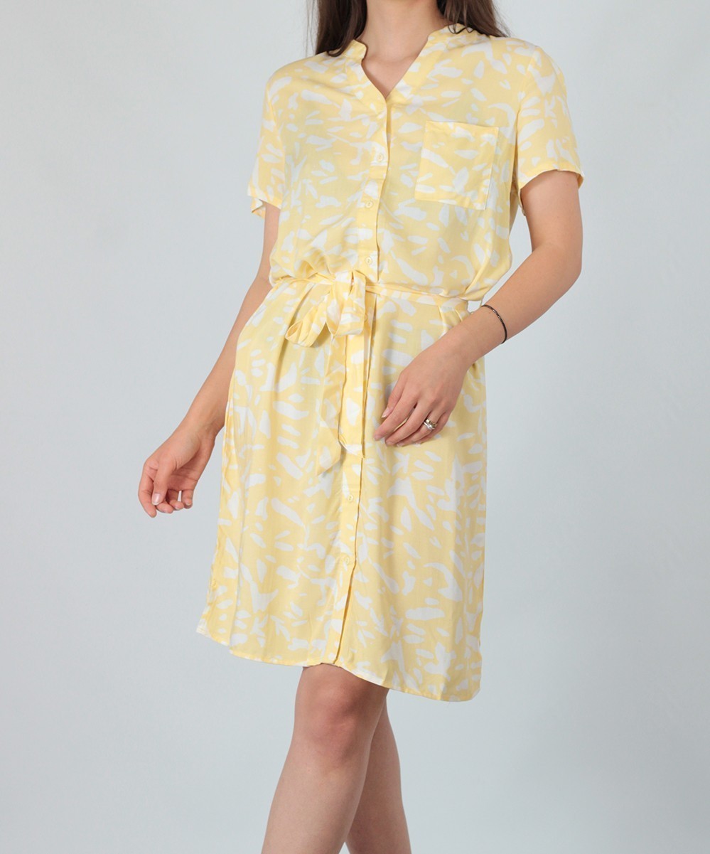 Rochie scurta Vila, galben - 1 | YEO