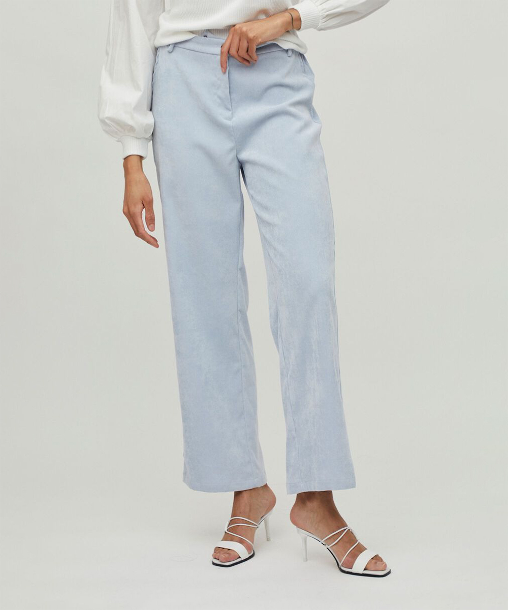 Pantaloni Vila, bleu, 38