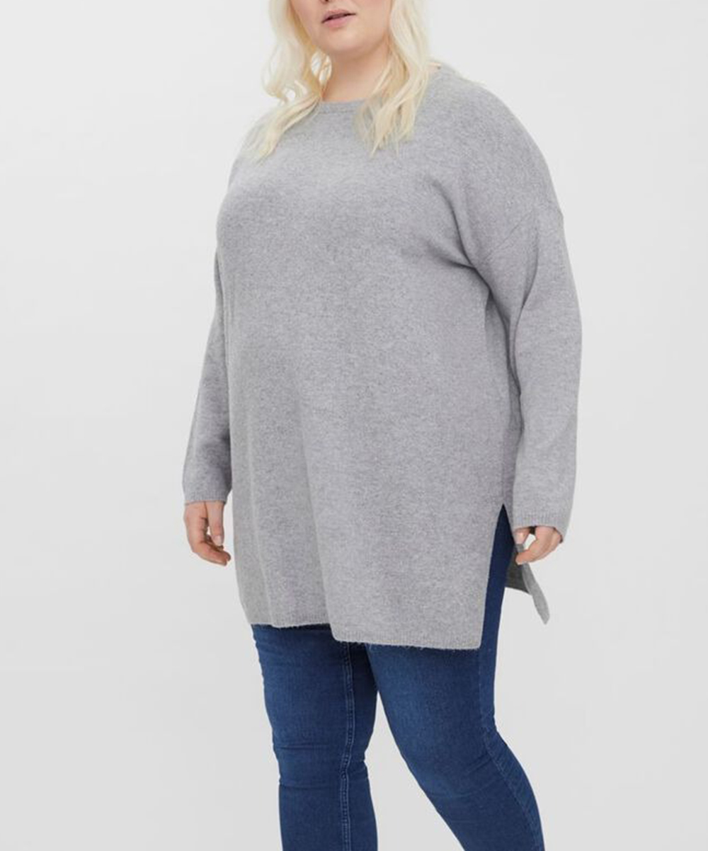 Bluza Vero Moda Curve, gri