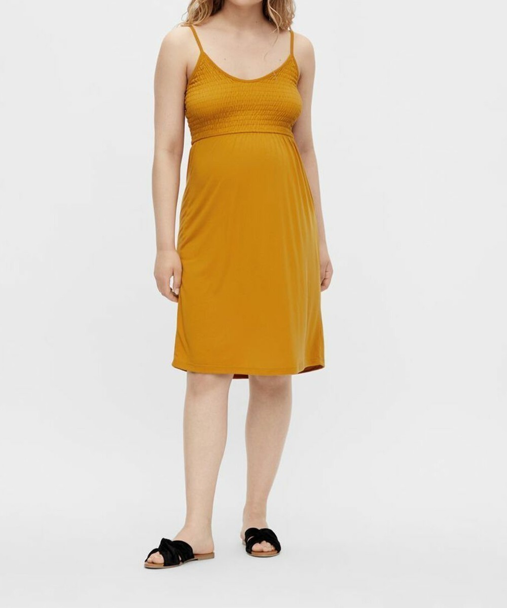 Rochie scurta Mamalicious, mustar, S - 1 | YEO