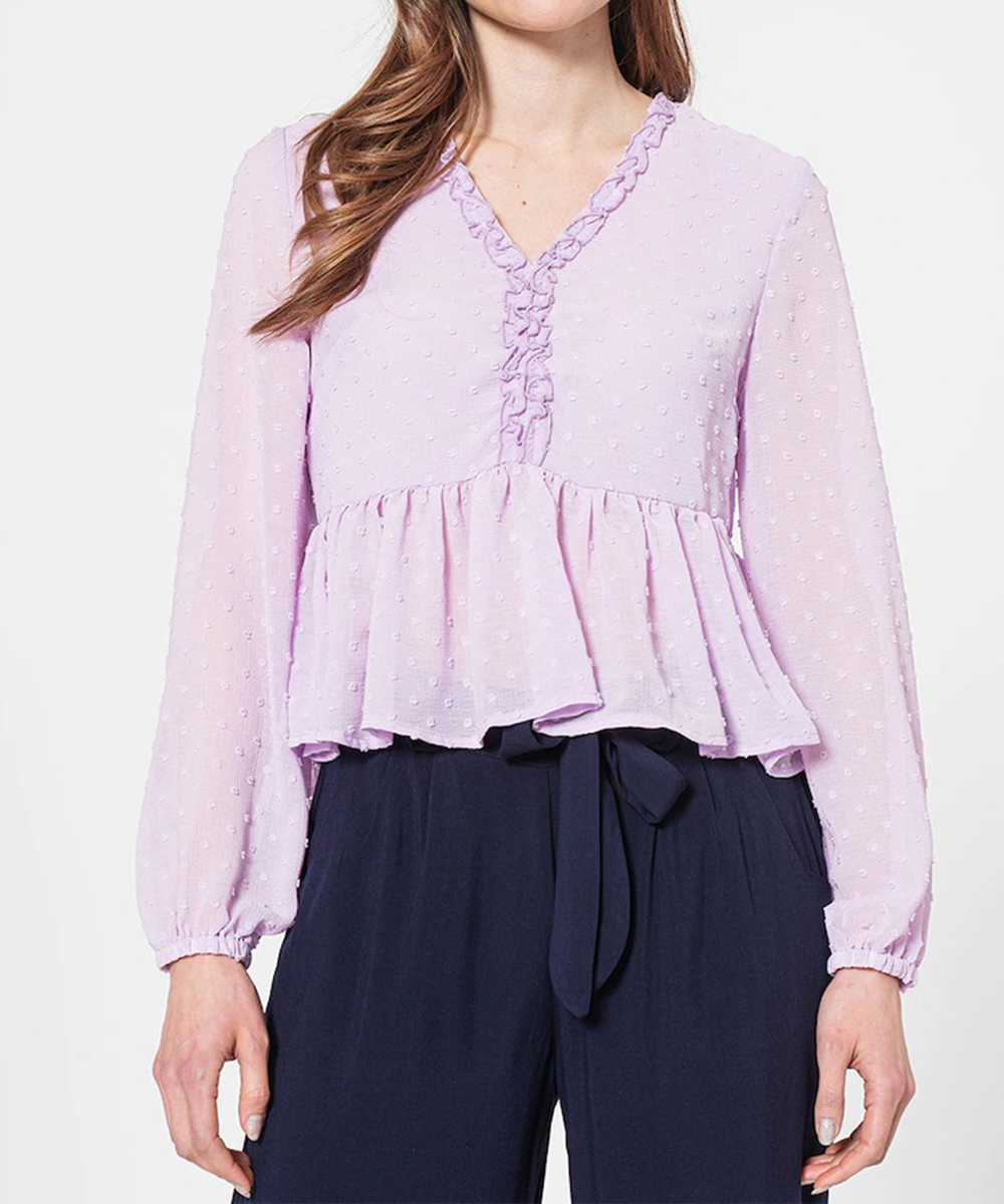 Bluza Hailys, mov, L