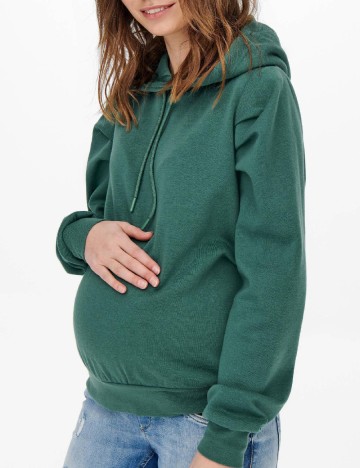 
						Hanorac Only Maternity, verde