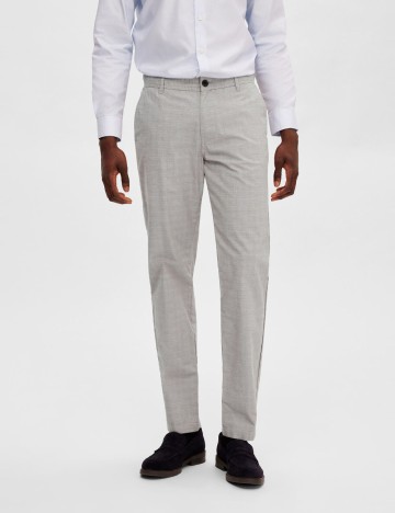 
						Pantaloni Selected, gri