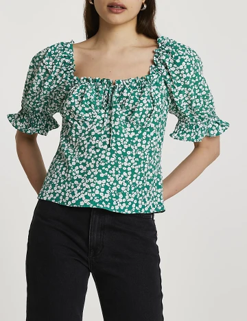 Bluza River Island, verde Verde