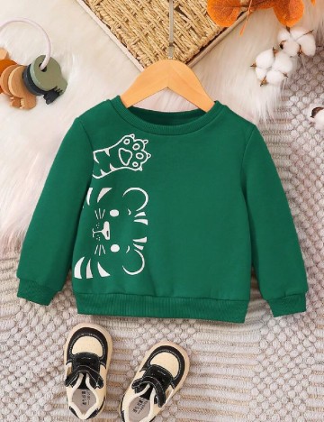 Bluza Shein Kids, verde