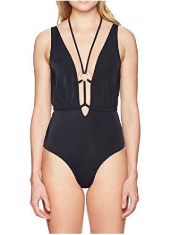 
						Costum de baie Guess, negru