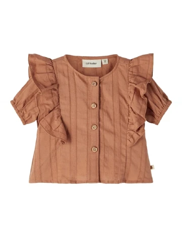 Bluza Lil Atelier, maro Maro