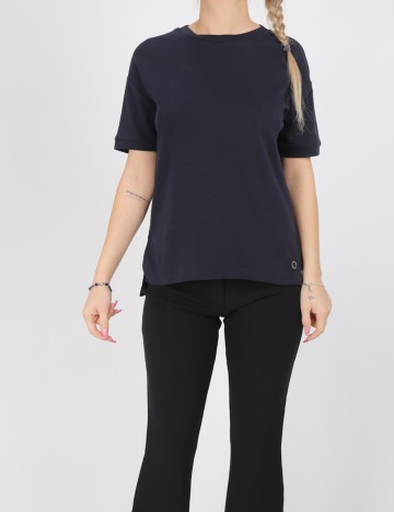 
						Tricou Comma, bleumarin