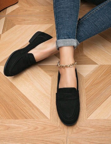 Mocasini SHEIN, negru