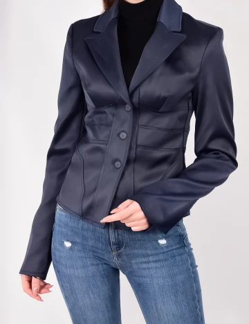 Sacou Zara, albastru inchis, XS