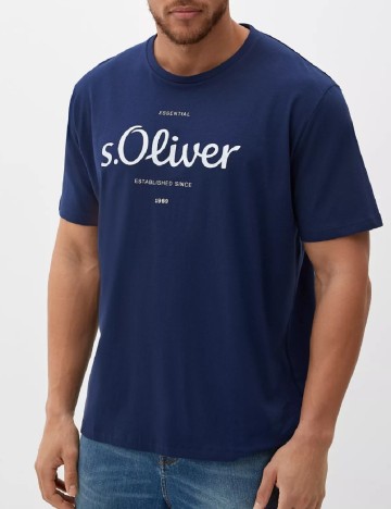 
						Tricou s.Oliver Plus Size Men, bleumarin