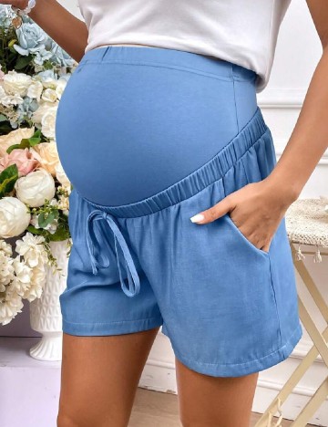 
						Pantaloni scurti SHEIN Maternity, albastru