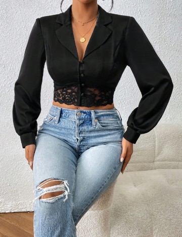 
						Top SHEIN, negru