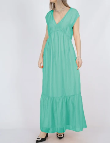 Rochie lunga s.Oliver, turcoaz Verde