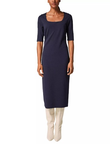 
						Rochie medie Comma, bleumarin