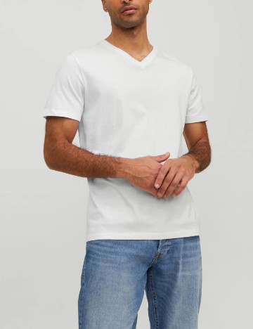 
						Tricou Jack&Jones, alb