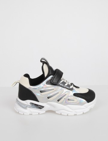 Adidasi Shein Kids, negru, 27