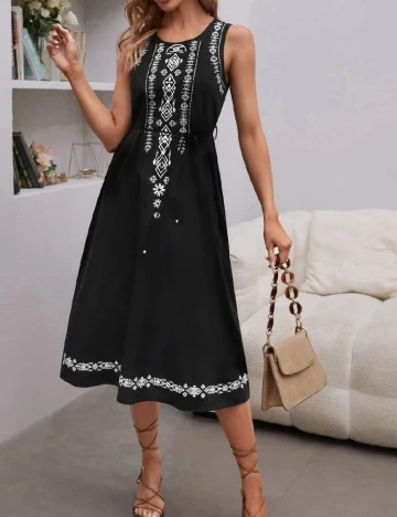 Rochie medie SHEIN, negru Negru