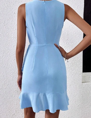 Rochie scurta SHEIN, bleu Albastru