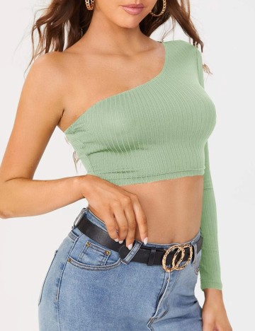 Top SHEIN, verde, L