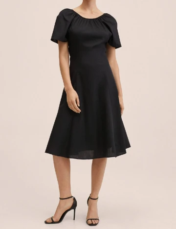 Rochie medie Mango, negru Negru